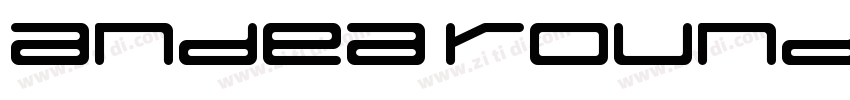 Andea Rounded字体转换